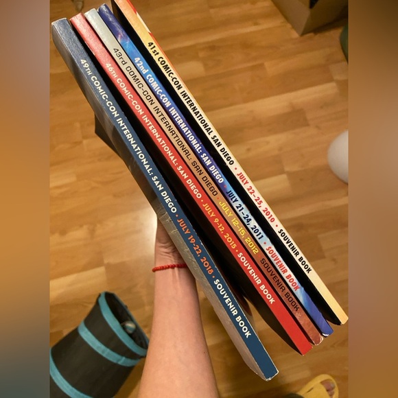 SDCC 2010, 2011, 2012, 2015, 2018 Souvenir Book, 2010 Adult Swim comic book+ pin - Picture 2 of 5
